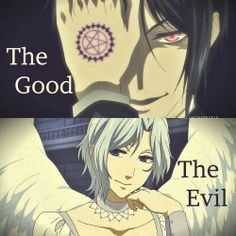 ... awsome how the demon is good, and the angel is bad.. #black butler