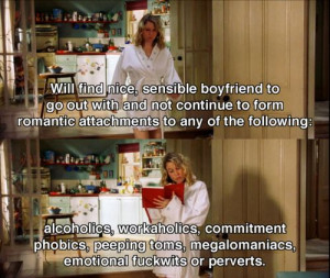 ... , sensible boyfriend.. ~ Bridget Jones's Diary (2001) ~ Movie Quotes