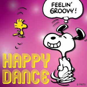Snoopy - Happy Dance - Feelin' Groovy! #ThePeanuts #Snoopy