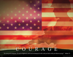 Source Courage Military, Joshua 1:9