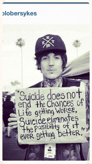 Oli Sykes Quotes This quote by oliver sykes
