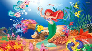 Little Mermaid Under the Sea Wallpaper