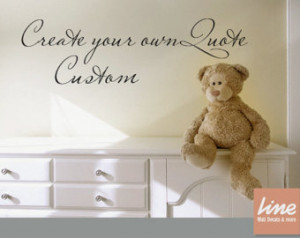 for custom wall quotes on etsy custom wall quote decal
