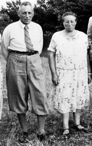 Emmy Noether und Fritz Noether 1933