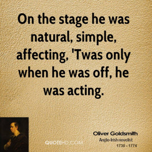 Oliver Goldsmith Quotes