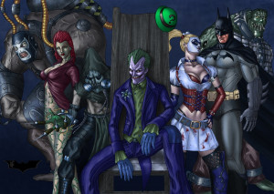 ... poison ivy killer croc batman arkham asylum scarecrow comic Wallpaper
