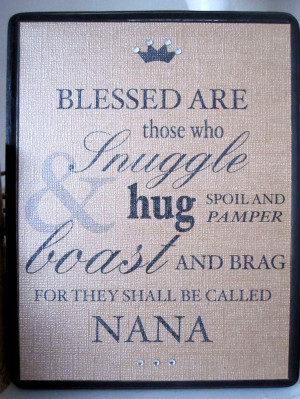 GRANDMOTHER Typography QUOTE Personalized for Nana by RanaMcIntyre