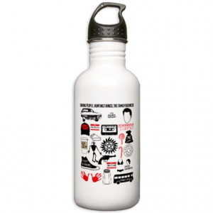 ... son water bottles spn quotes womens stainless water bottle 1 0l
