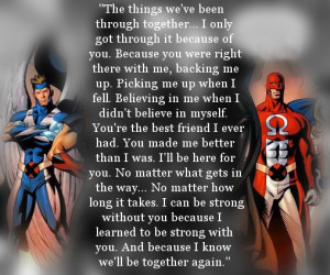 The things we’ve been through together… I only got through it ...