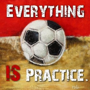 Amazon.com: Motivational Pele Soccer Quote 12-quot;x12-quot; Image ...