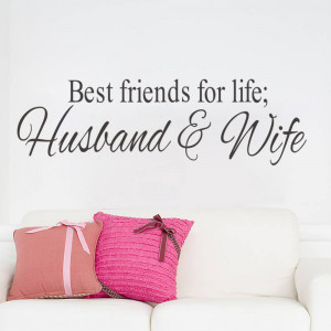 wall-sticker-Best-friends-for-life-husband-and-wife-art-quote-wedding ...