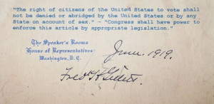 NINETEENTH AMENDMENT QUOTES