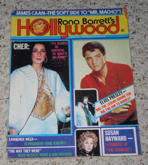 Cher Rona Barrett's Hollywood Magazine 1975 Elvis