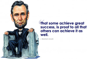 Abraham Lincoln quotes about success