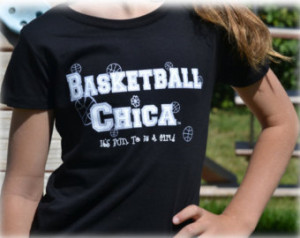 Basketball Shirt, Girls Basketball Shirt, Basketball Bling Shirt w ...
