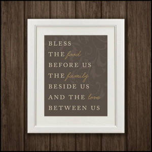 Just bought it! Family Dining Room Quote Art Print by ...