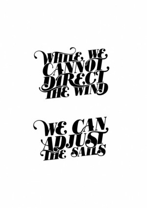 Positive Posters by jerry - Adjust my sails....