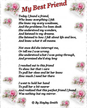 poems. irthday cards for friends: Friendship Poem, Best Friends Quotes ...