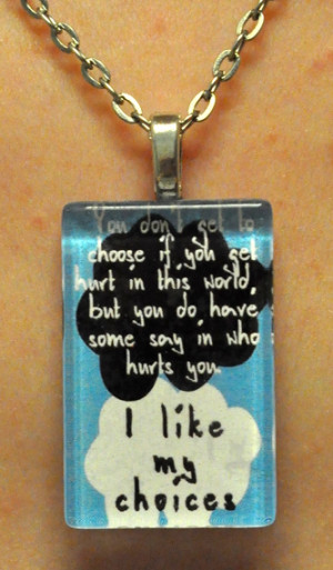... in TFIOSThe Fault in Our Stars Glass Quote Pendant from Amery Studios