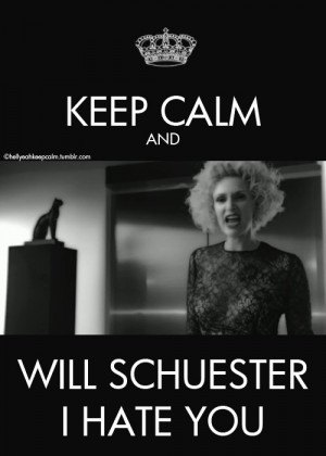 glee, keep calm, sue sylvester