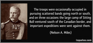 ... Sitting Bull ventured south of the Canadian border, and important