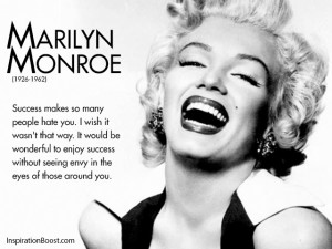 Marilyn Monroe Success Quotes