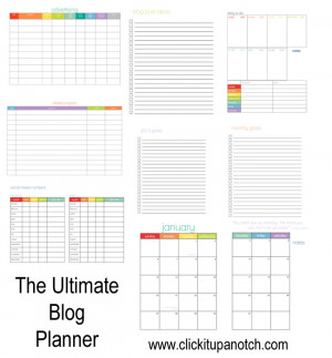 page monthly calendar with inspiration quote for each month