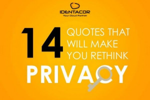 14 Quotes That Will Make You Rethink Privacy Infographic