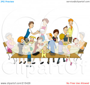 Family Reunion Clip Art Cool Royalty Free Rf Clipart Illustration Of A ...