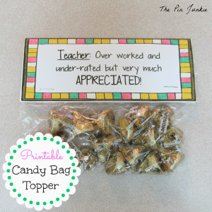 ... is free on teachers pay teachers just fill a bag with candy print