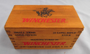 Winchester Wooden Ammo Box