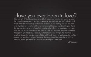Neil Gaiman - I Hate Love by SarimUriel