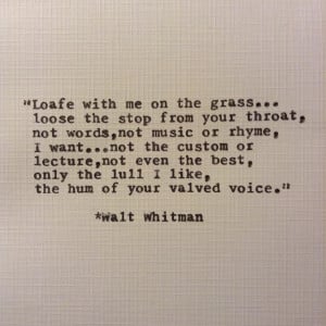 WALT WHITMAN QUOTES LOVE NOTEBOOK buzzquotes.com