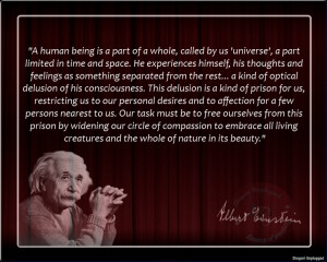 human being is a part of a whole