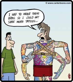 Cartoon: Tattoo annexing (medium) by cartertoons tagged tattoo,tattoos ...