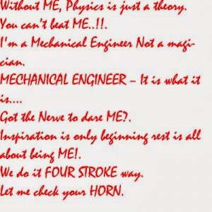 Mechanical Engineer T Shirt Quotes