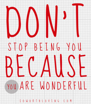 be you, insecure, love, love quotes, love you - inspiring picture ...