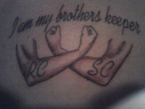 brothers keeper. tattoo