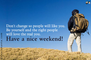 Nice Weekend SMS (Page 9)