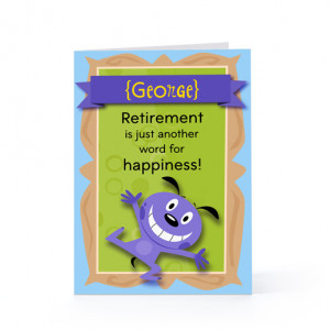 What Write Retirement Card