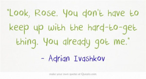 Vampire Academy Quotes | Adrian Ivashkov