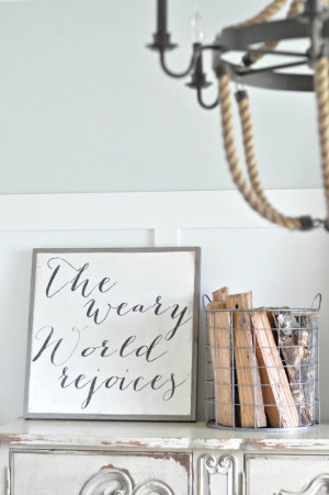 The Weary World Rejoices: Hands Paintings Signs, Merry Christmas ...