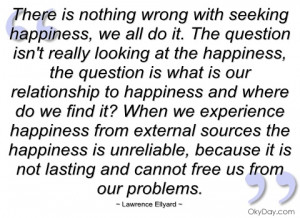 there is nothing wrong with seeking