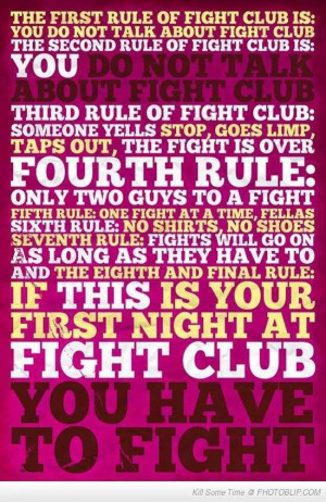 FIGHT CLUB!!!