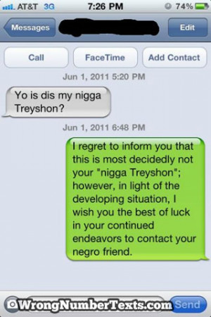 funny auto-correct texts - 15 Funniest Wrong Number Texts of 2011