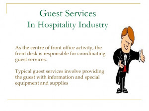 Guest Services in Hospitality Industry