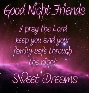 Sweet dreams friends - Good night