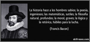 Frase de Francis Bacon