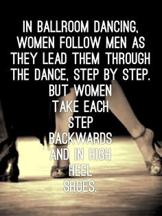 foot. Why? Because women are always right ---- This is a fun quote ...