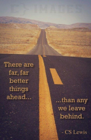 Don't be afraid to move forward...